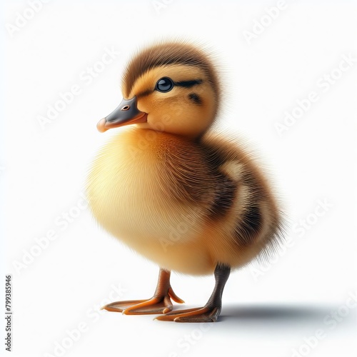 duck isolated on white