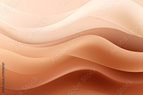 Brown pastel tint gradient background with wavy lines blank empty pattern with copy space for product design or text copyspace mock-up template 