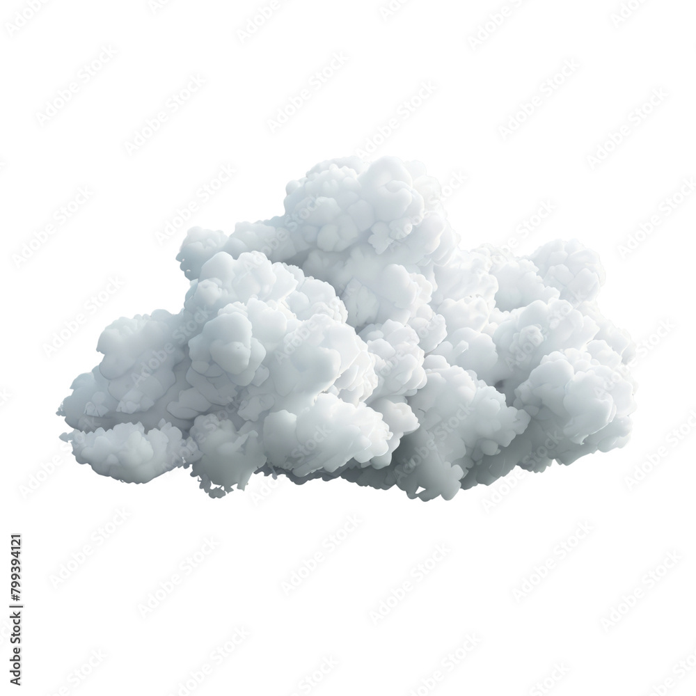 White clouds on a transparent background. White clouds on a transparent background.