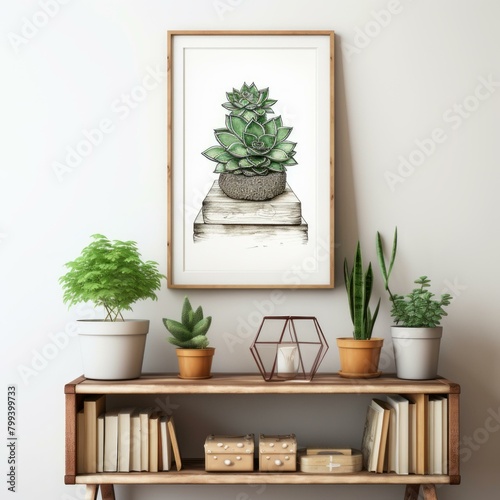 watercolor succulent illustration