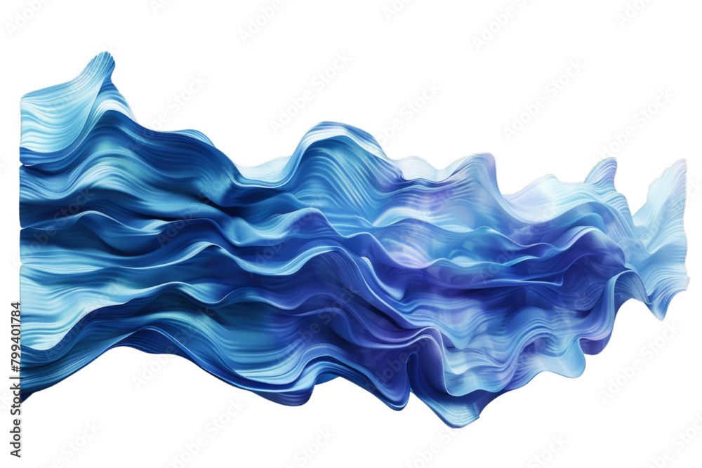 Abstract Blue Wave Pattern - Digital Artwork Abstract Blue Wave Pattern - Digital Artwork
