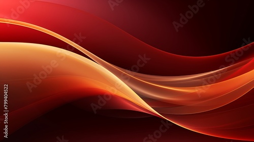 Vibrant Red and Yellow Pattern Background: Intricate Curvy Lines for Dynamic Visual Impact