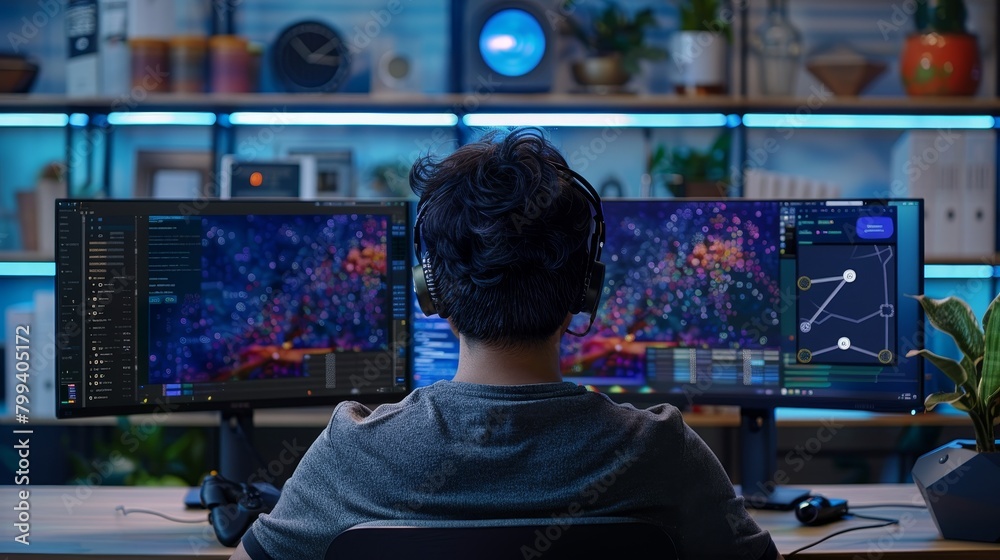CuttingEdge AI Developer Harnessing Machine Learning with HighSpeed WiFi 7 Connection CuttingEdge AI Developer Harnessing Machine Learning with HighSpeed WiFi 7 Connection