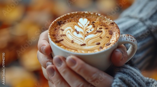 Woman Holding a Cup of Coffee
