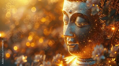 Close Up of a Buddha Statue
