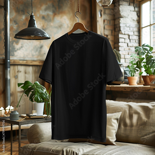 Black tshirt mockup, mockup tshirt, male model, bella canvas 3001