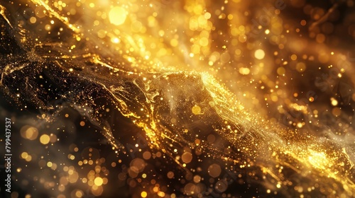 Craft an abstract background exuding gilded elegance photo