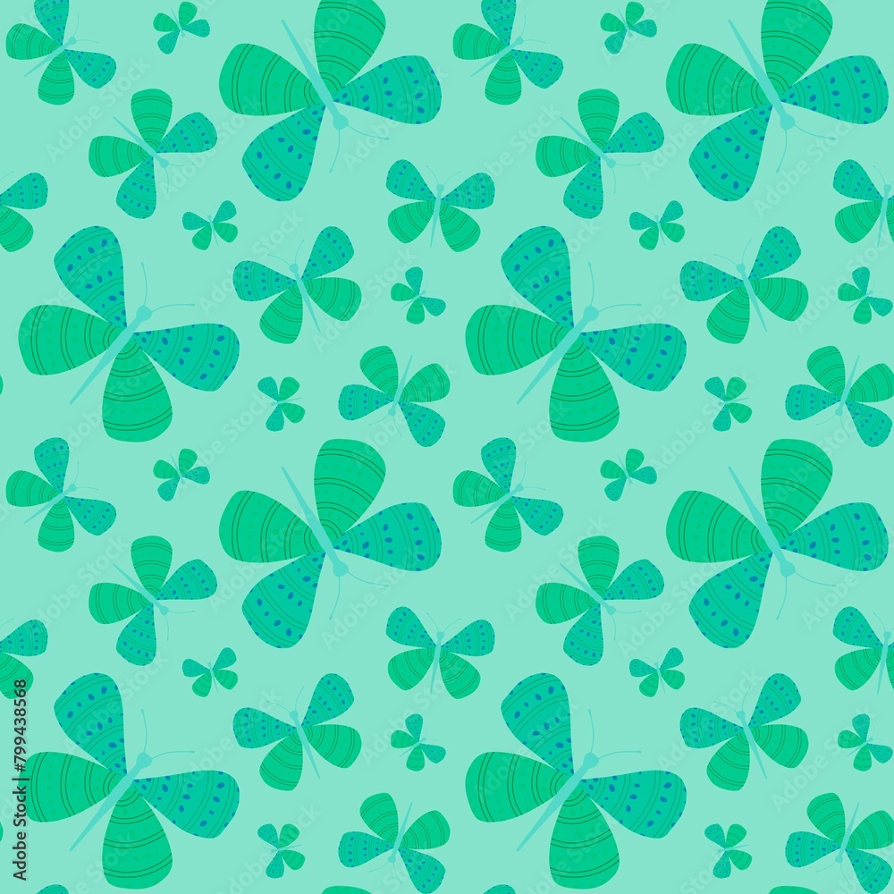 Cartoon summer print animals seamless butterfly pattern for wrapping paper and kids clothes and party accessories Cartoon summer print animals seamless butterfly pattern for wrapping paper and kids clothes and party accessories