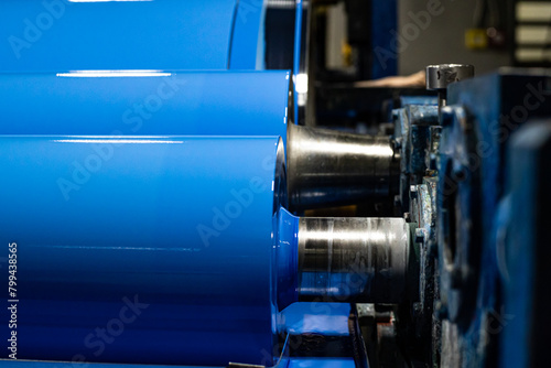 Azure Precision: The Art of Metal Coating in a Russian Industrial Symphony