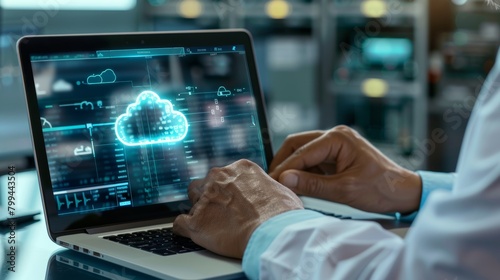 Secure Cloud Storage Healthcare IT Specialist Ensuring Patient Data Protection
