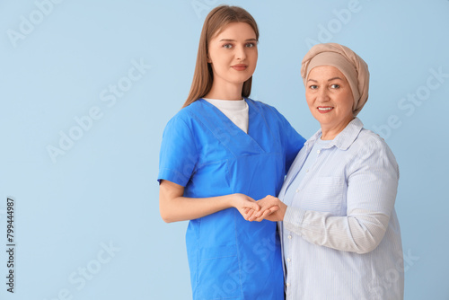 Mature woman after chemothe...