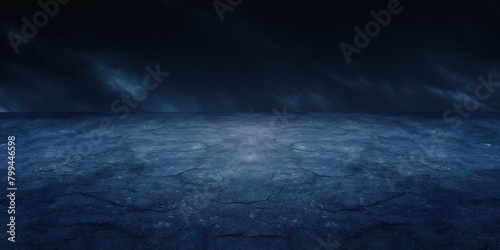 Indigo panorama of dark carpet texture blank empty pattern with copy space for product design or text copyspace mock-up template for website banner photo