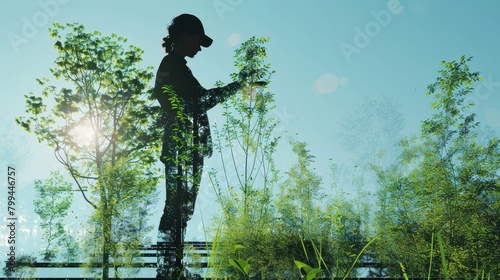 Digital Twin Creating Sustainable Virtual Landscapes with a Landscape Architect