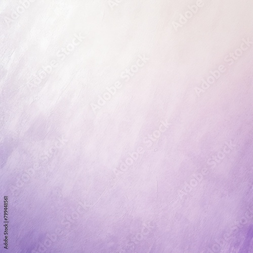Lavender and white gradient noisy grain background texture painted surface wall blank empty pattern with copy space for product design or text 