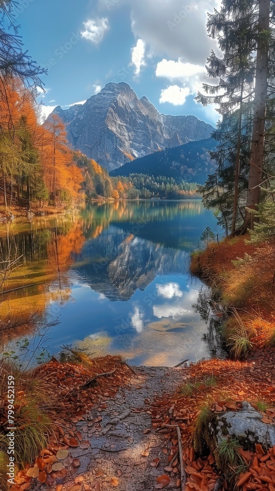 Obraz premium Tree Reflecting in Water