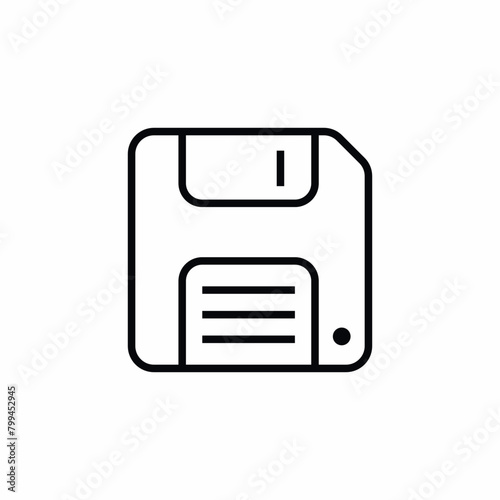 floppy disc save button icon
