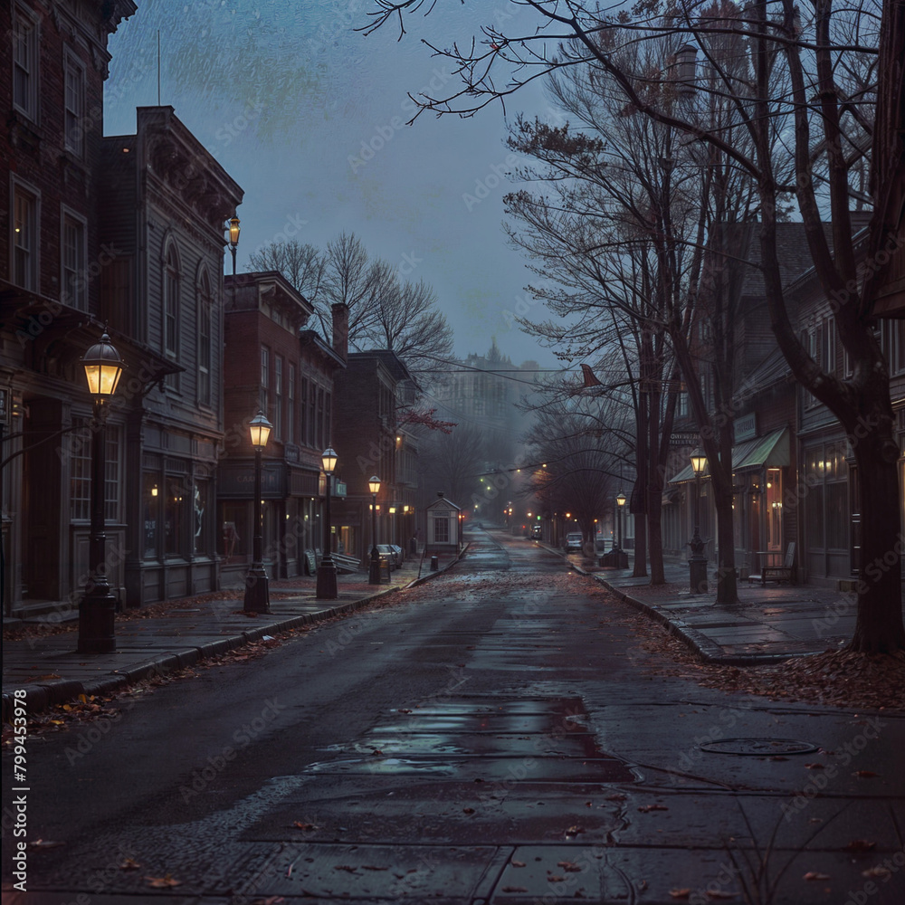 Fototapeta premium street in the night