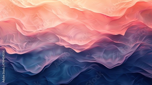 Gradient patterns fading from dusk to dawn colors, a serene and peaceful background photo