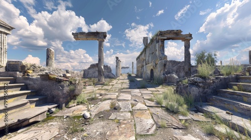 Immersive Virtual Reality Experience Explore Historic Wonders with a Personal Tour Guide photo