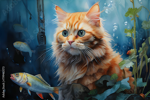 cat in the sea
Generative AI
