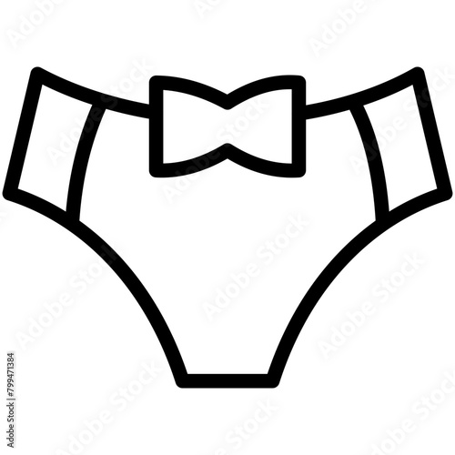 underpants line icon