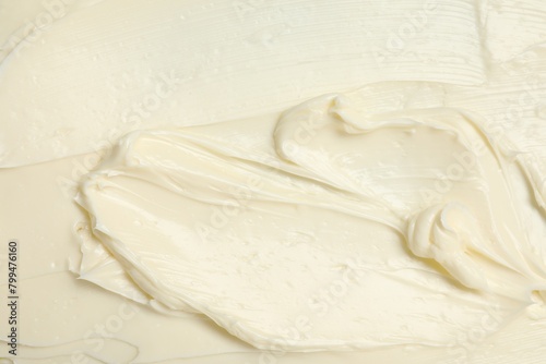 Texture of tasty butter as background, top view