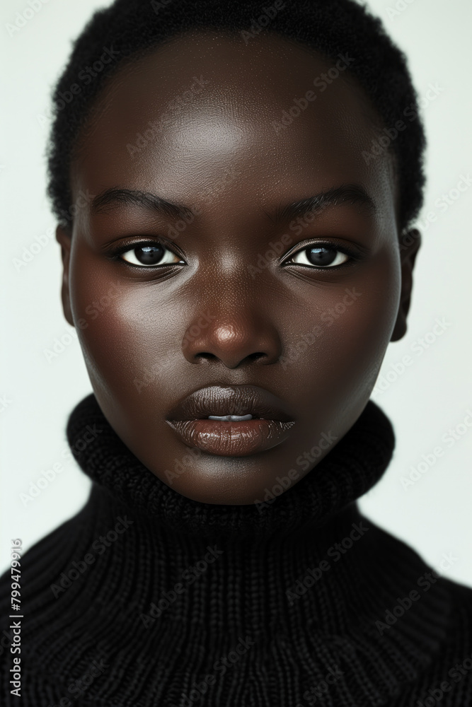 Black Fashion Model, Generative AI Black Fashion Model, Generative AI