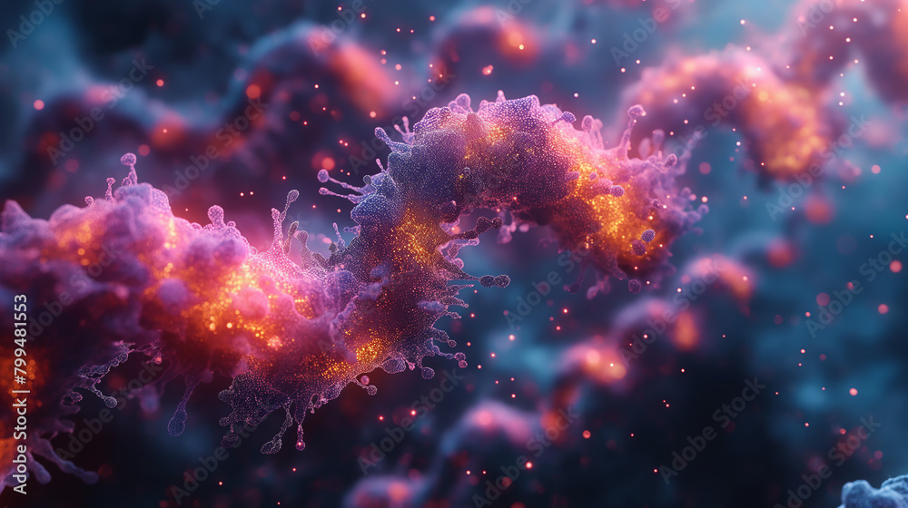 The Vibrant Dance of DNA Molecules