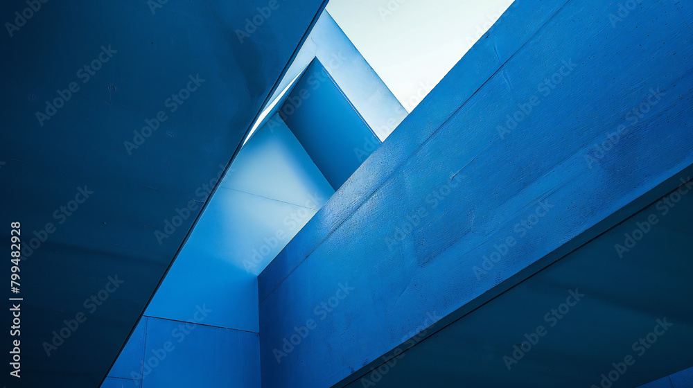 Vibrant Abstract Expressionism: A Triangular Blue Masterpiece Radiating with Energy and Creativity Vibrant Abstract Expressionism: A Triangular Blue Masterpiece Radiating with Energy and Creativity