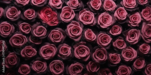 Rose panorama of dark carpet texture blank empty pattern with copy space for product design or text copyspace mock-up template for website banner