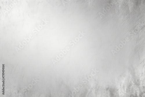 Silver and white gradient noisy grain background texture painted surface wall blank empty pattern with copy space for product design or text 