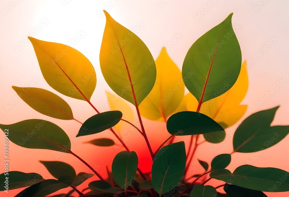 red and yellow leaves red and yellow leaves