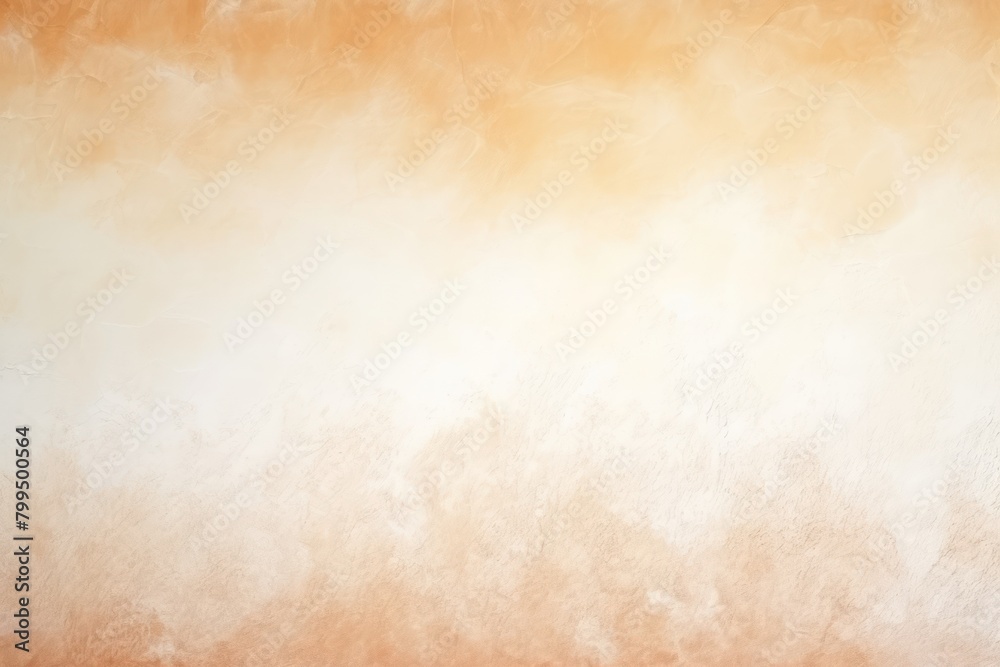 Tan and white gradient noisy grain background texture painted surface wall blank empty pattern with copy space for product design or text 