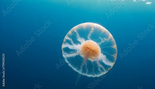 jelly fish in the water create with ai