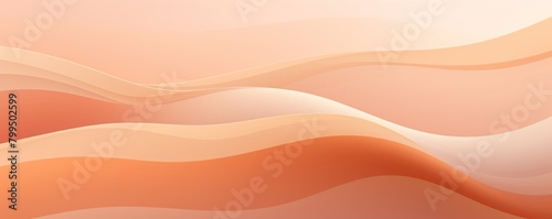 Tan pastel tint gradient background with wavy lines blank empty pattern with copy space for product design or text copyspace mock-up template for website