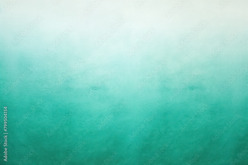 Teal and white gradient noisy grain background texture painted surface wall blank empty pattern with copy space for product design or text copyspace