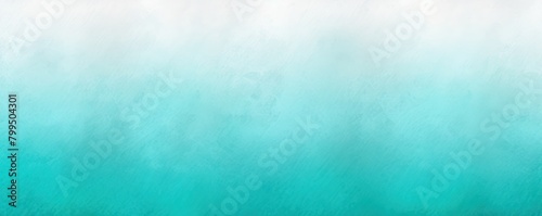 Teal and white gradient noisy grain background texture painted surface wall blank empty pattern with copy space for product design or text copyspace