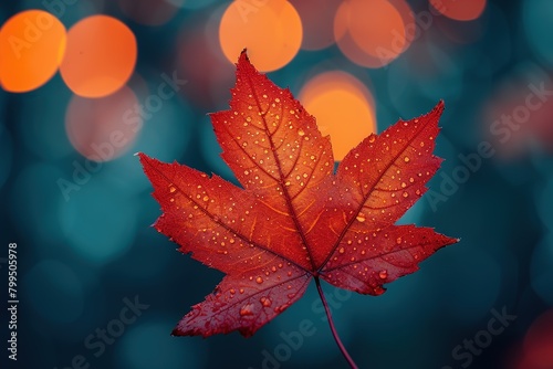 Red maple leaves