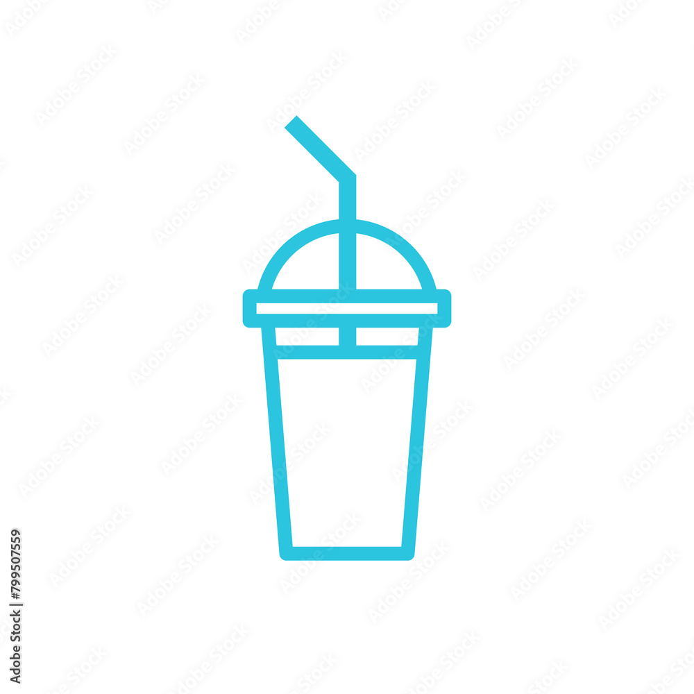 Berry smoothie icon, isolated on white background. From blue icon set. Berry smoothie icon, isolated on white background. From blue icon set.