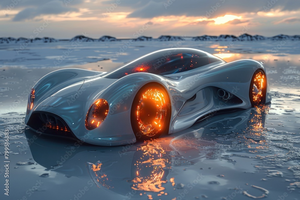 Futuristic luxury ride, envisioning the design model of tomorrow's car ...