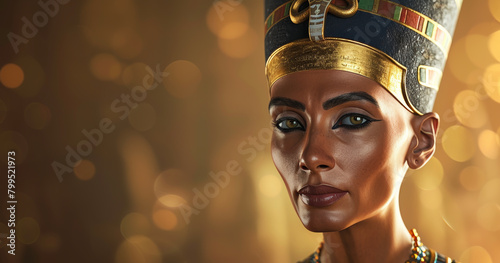 Ancient Egyptian queen Nefertiti.
