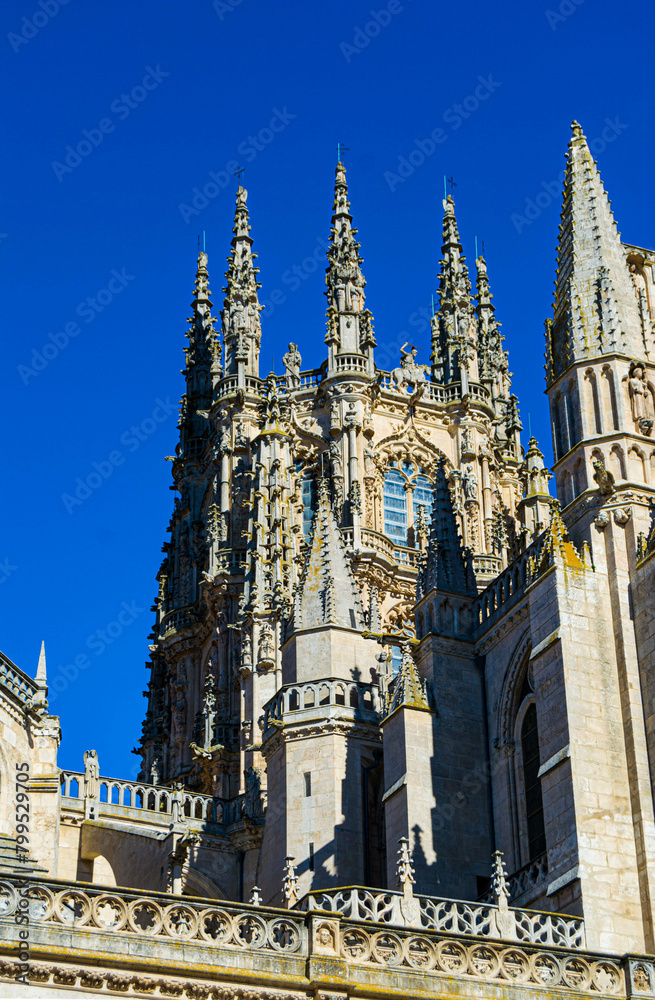 Fototapeta premium image of the cathedral of burgos 