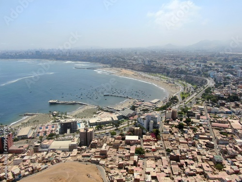 aerial view of lima taken from la herradura