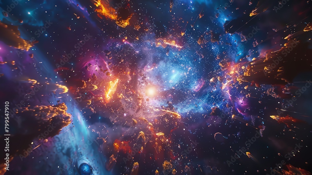 Capture the vastness of space through a wide-angle view Capture the vastness of space through a wide-angle view