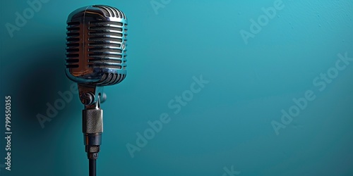 stylish microphone background