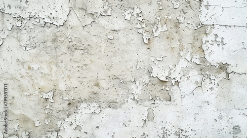 Imperfect Beauty: A wall adorned with an array of cracks and holes, showcasing the captivating charm found within the imperfect and the worn.