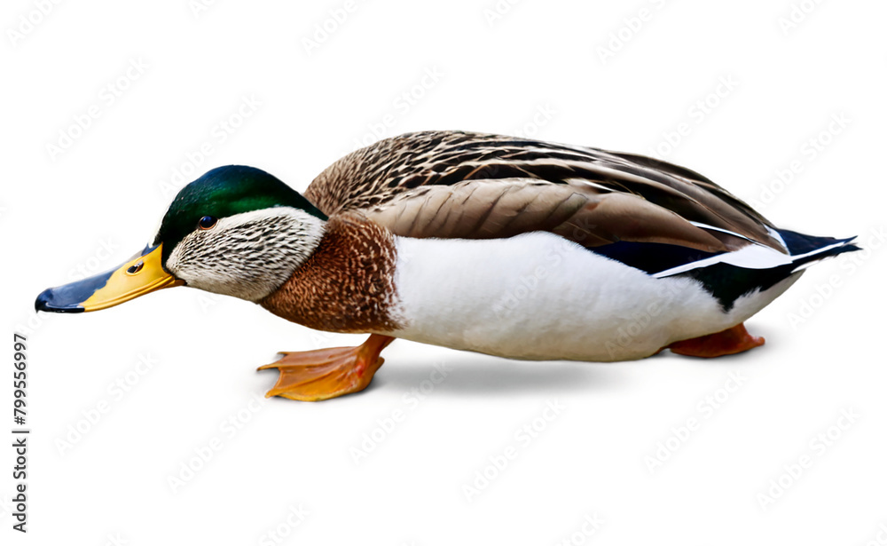 Obraz premium Duck isolated on transparent background