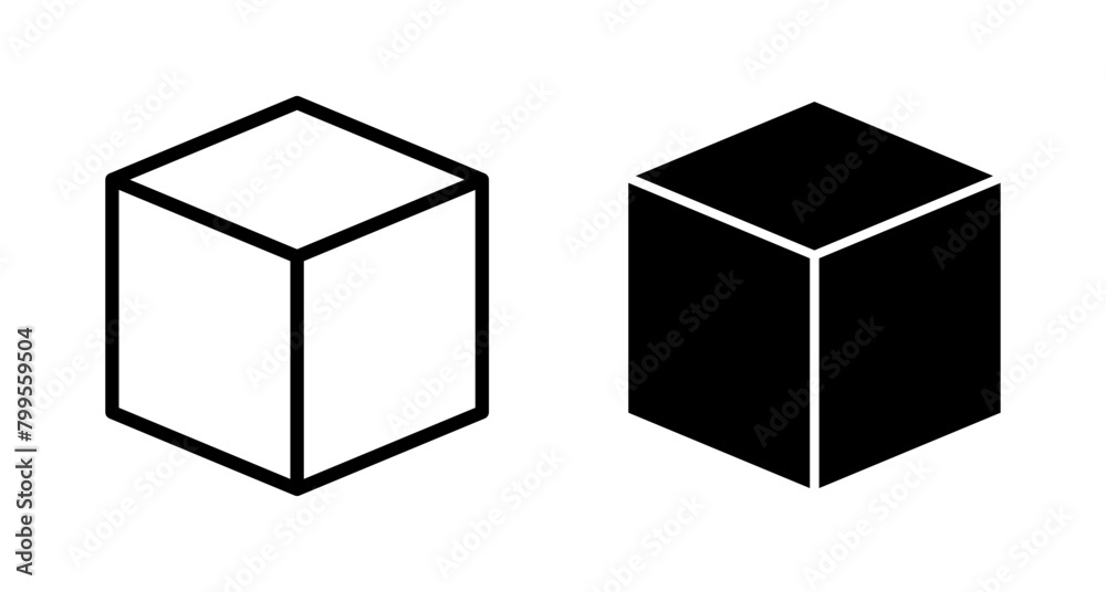 Box icon vector isolated on white background. Cardboard box, packaging open. Box vector icon Box icon vector isolated on white background. Cardboard box, packaging open. Box vector icon