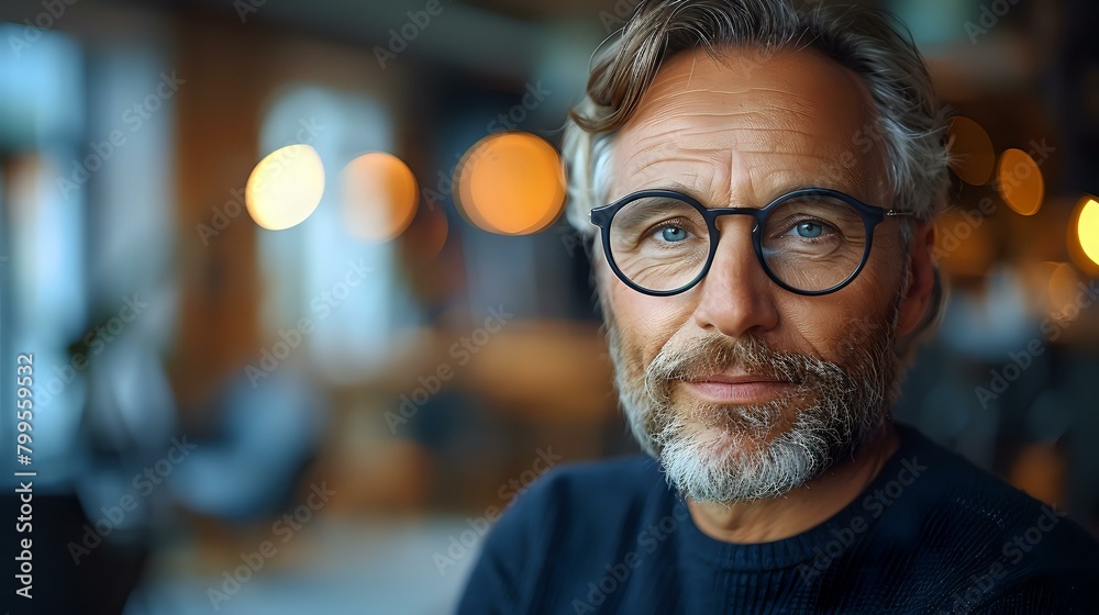 Reliable and Trustworthy Middle-Aged Expert in Modern Office Reliable and Trustworthy Middle-Aged Expert in Modern Office