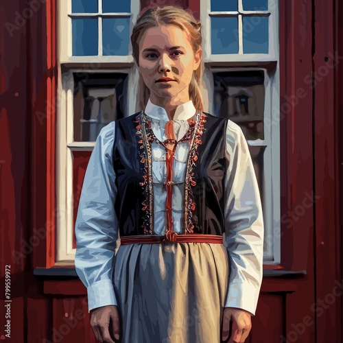 Mujer de Noruega photo